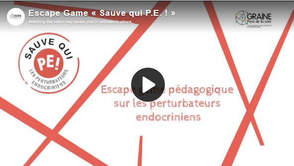 Vidéo de présentation de l'escape game Sauve qui PE !
