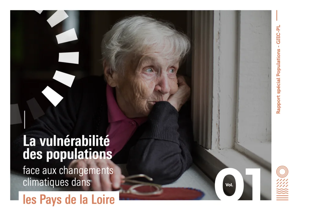 Couverture du rapport : la vulnérabilité des populations face aux changements climatiques dans les Pays de la Loire
